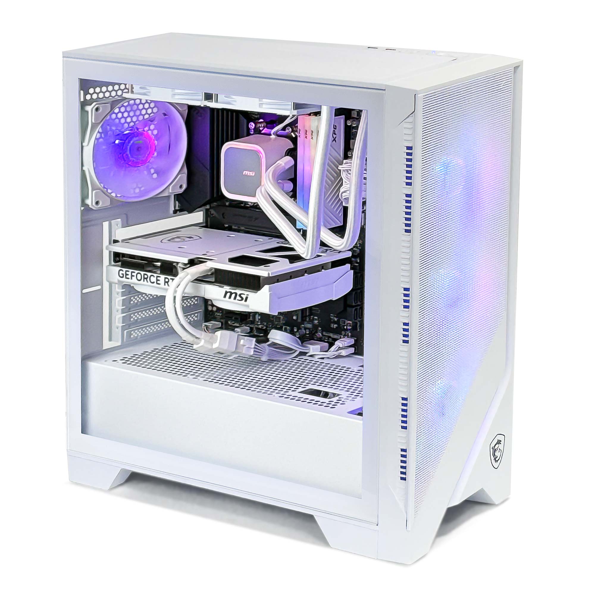 PC Gamer Blanc ICEFALL - AMD Radeon RX 9070 XT 16 Go
