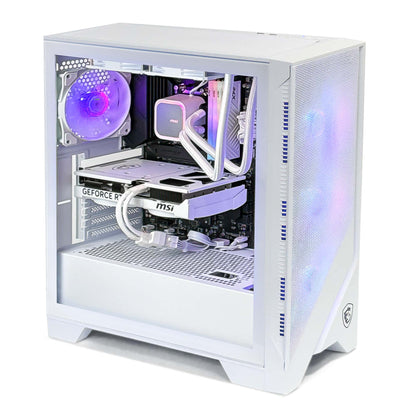 PC Gamer Blanc ICEFALL - AMD Radeon RX 9070 XT 16 Go