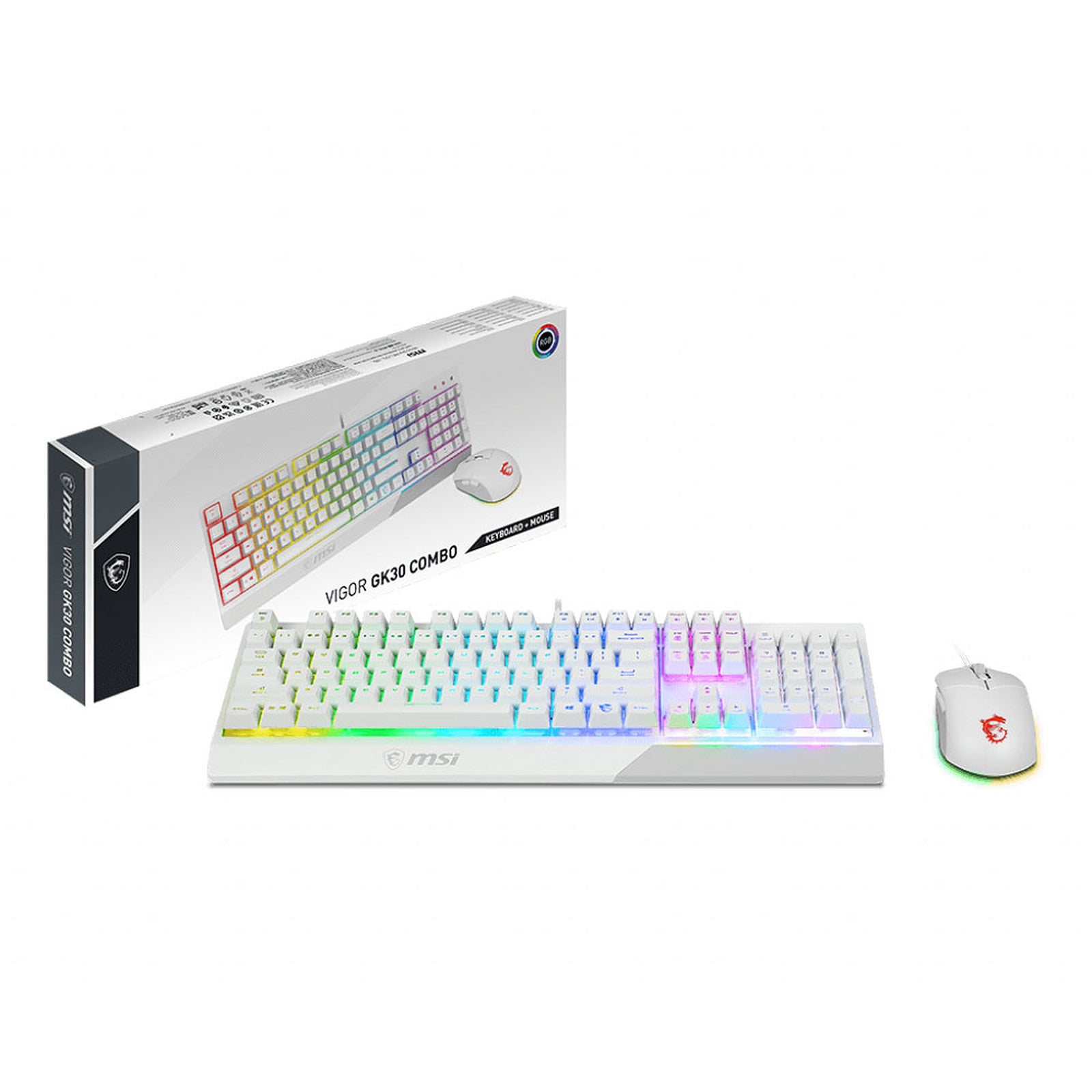 Pack complet FHD PC Gamer Blanc NEXUS