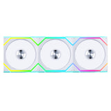 Lian Li Uni Fan SL 120 Reverse ARGB Sans Fil Pack de 3 Blanc